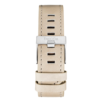 Sand - Leather Strap 22mm