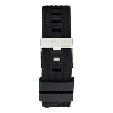 Black - Silicone Strap 22mm